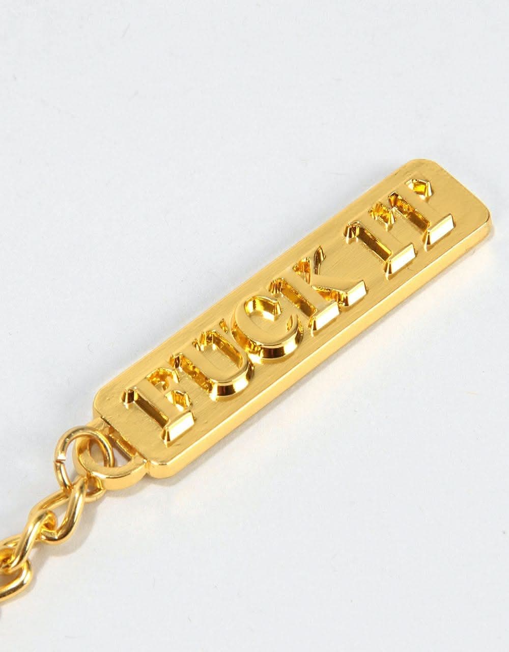 HUF Fuck It Keychain - Gold