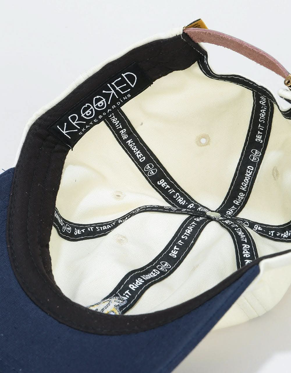 Krooked Shmolo Strapback Cap - Cream