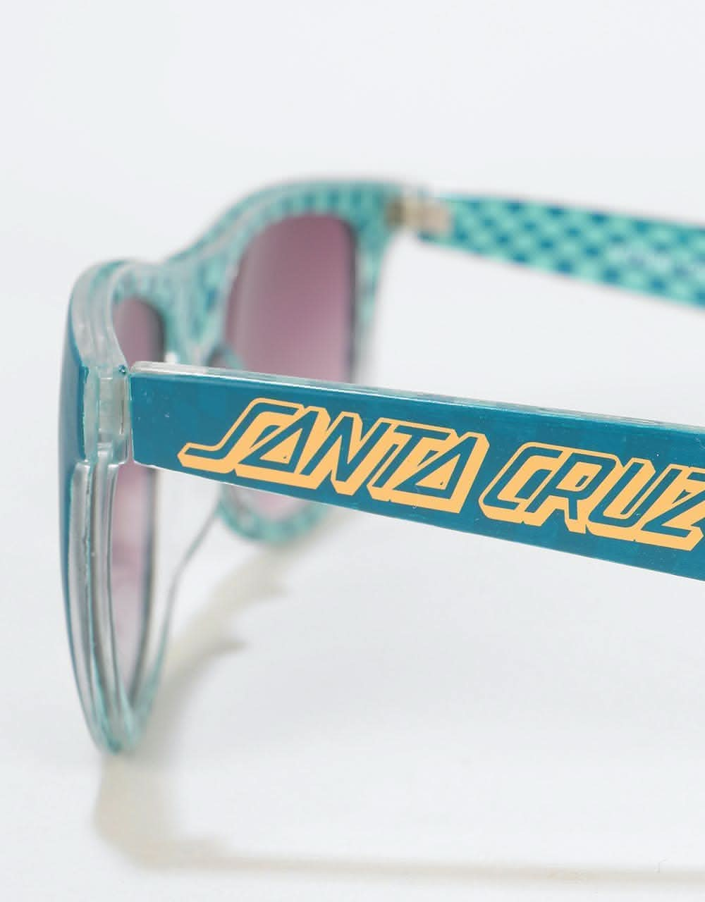 Santa Cruz Fish Eye Sunglasses -Ink Blue/Check