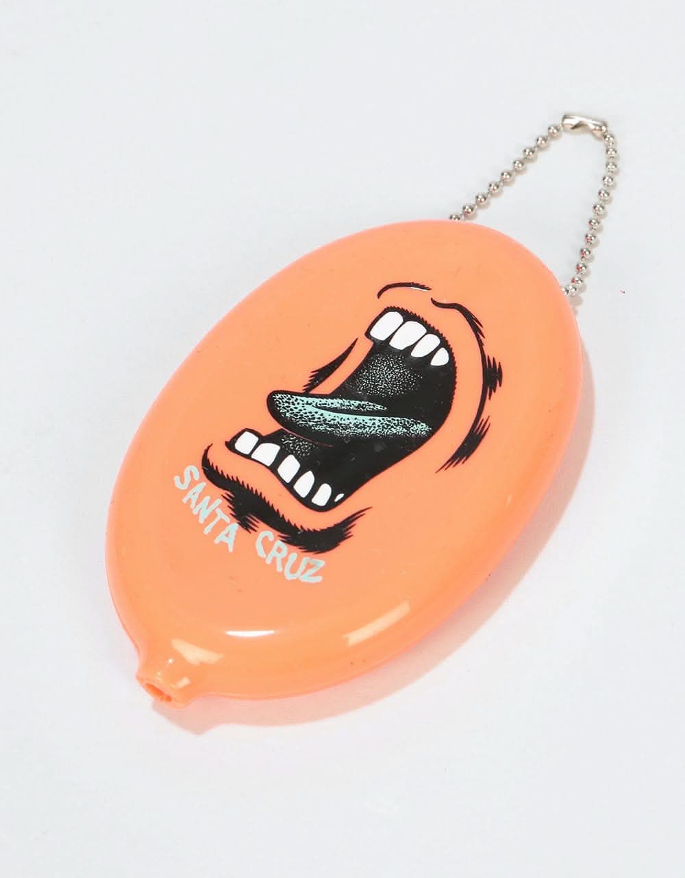 Santa Cruz Screaming Coin Pouch - Coral