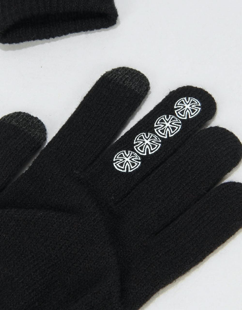 Independent Crosses Gloves - Black