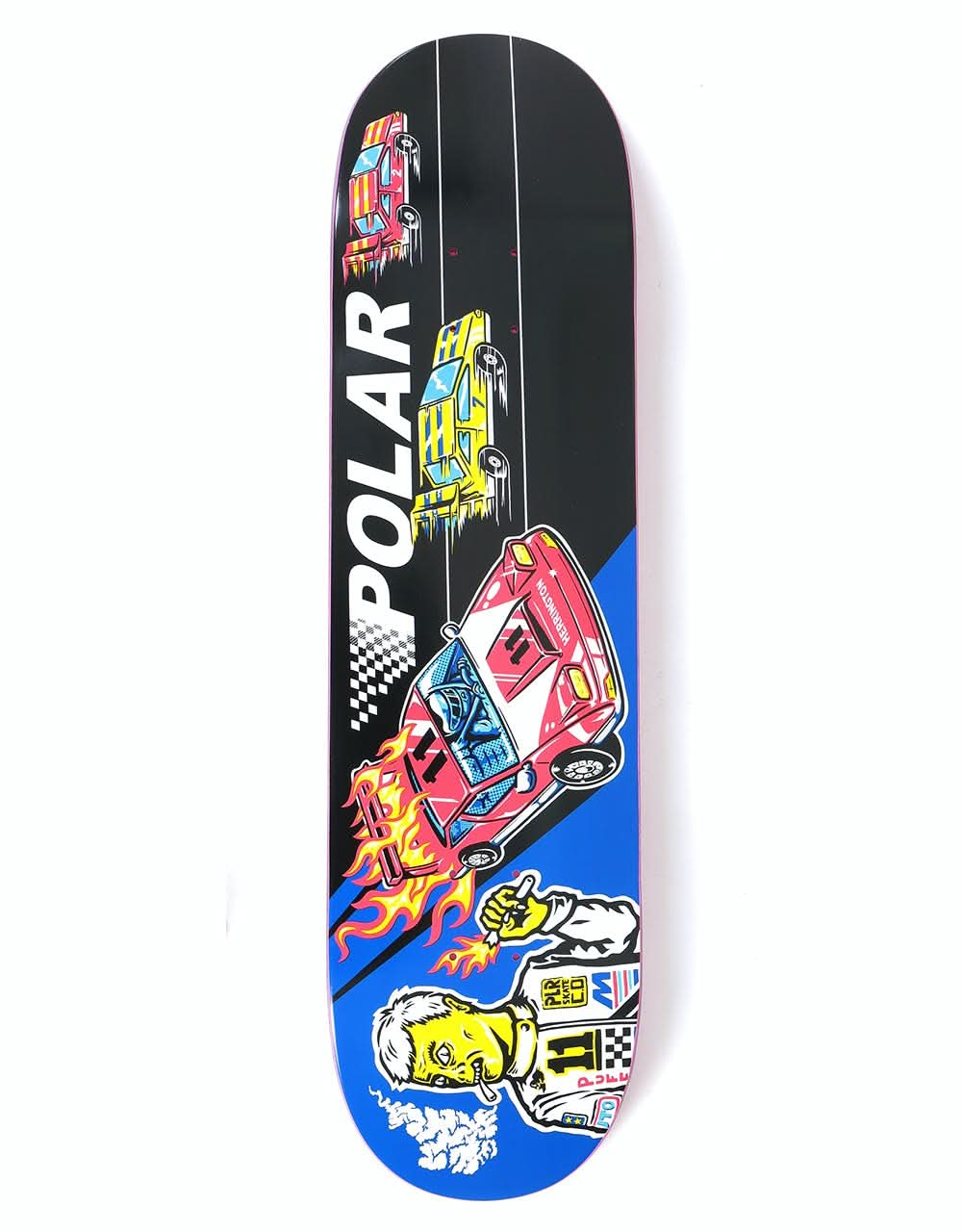 Polar Herrington Reptilian Racer Skateboard Deck - 8.5"