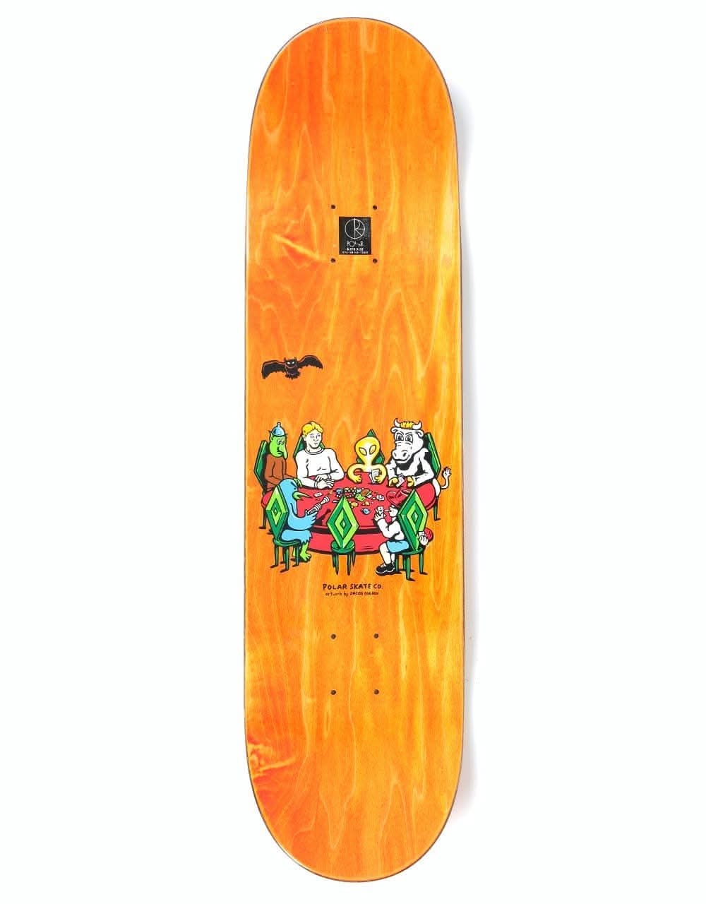 Polar Brady Poker Night Skateboard Deck - 8.38"