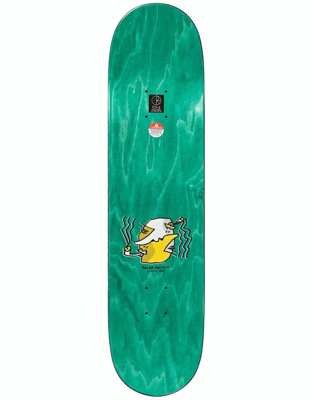 Polar Smoking Heads Skateboard Deck - 8"