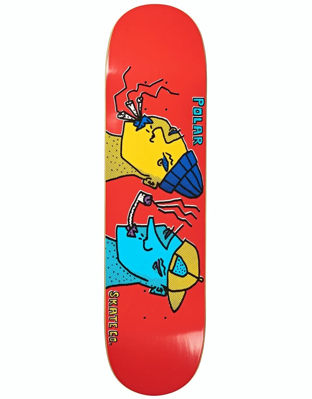 Polar Smoking Heads Skateboard Deck - 8.75"