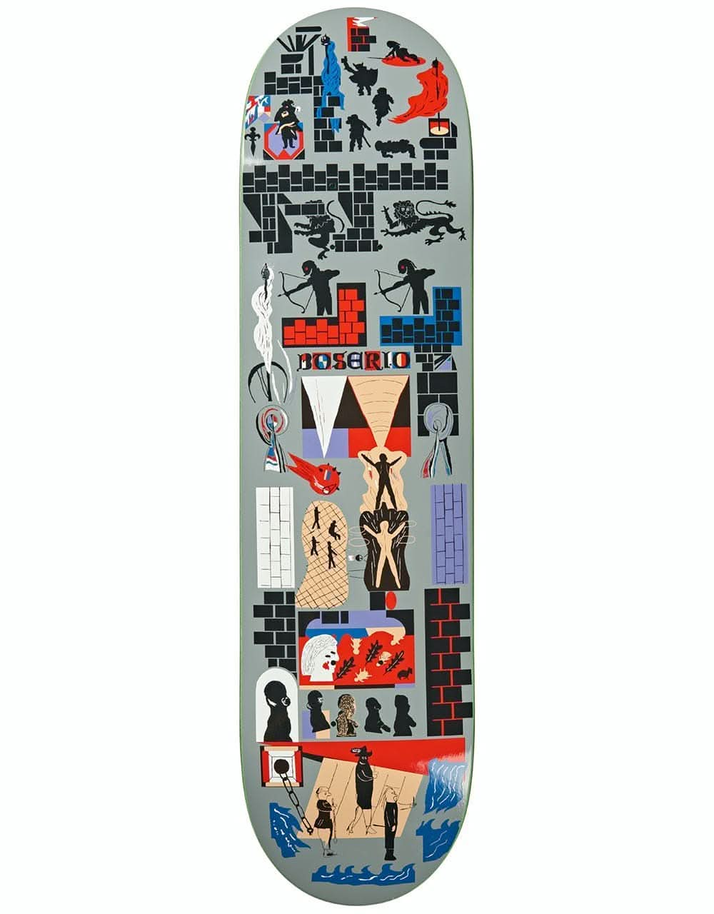 Polar Boserio Gnarhammer Skateboard Deck - 8.125"