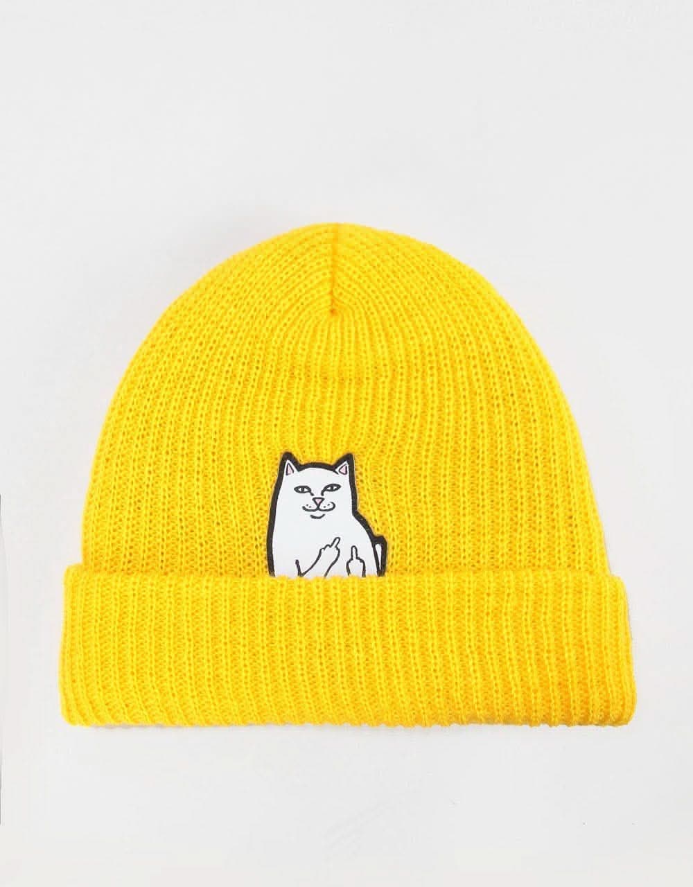 RIPNDIP Lord Nermal Rib Beanie - Gold