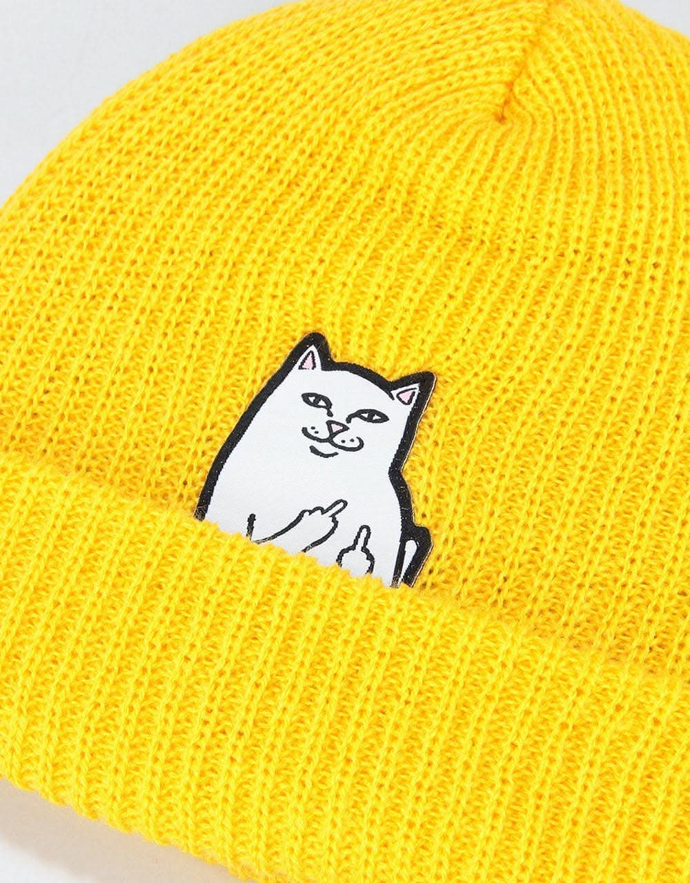 RIPNDIP Lord Nermal Rib Beanie - Gold