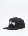 Stüssy Stock Cap - Black