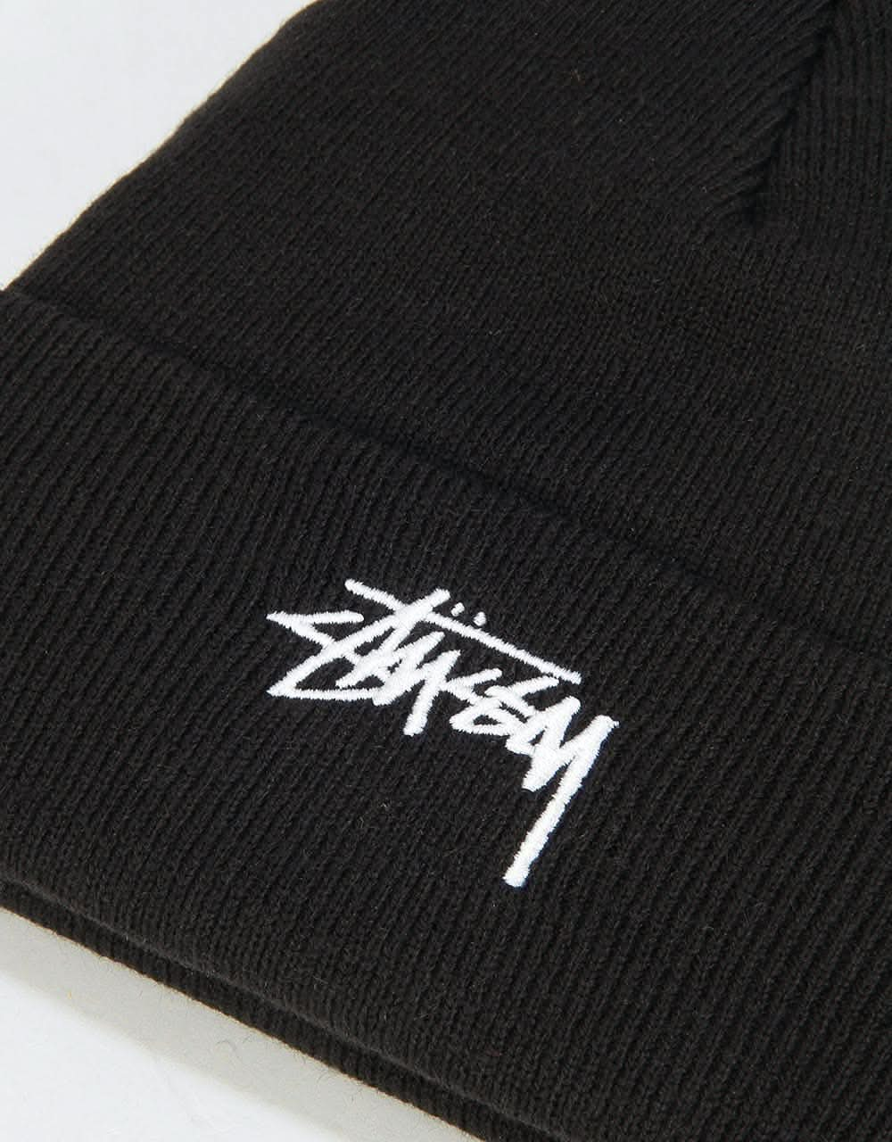 Stüssy Stock Cuff Beanie - Black