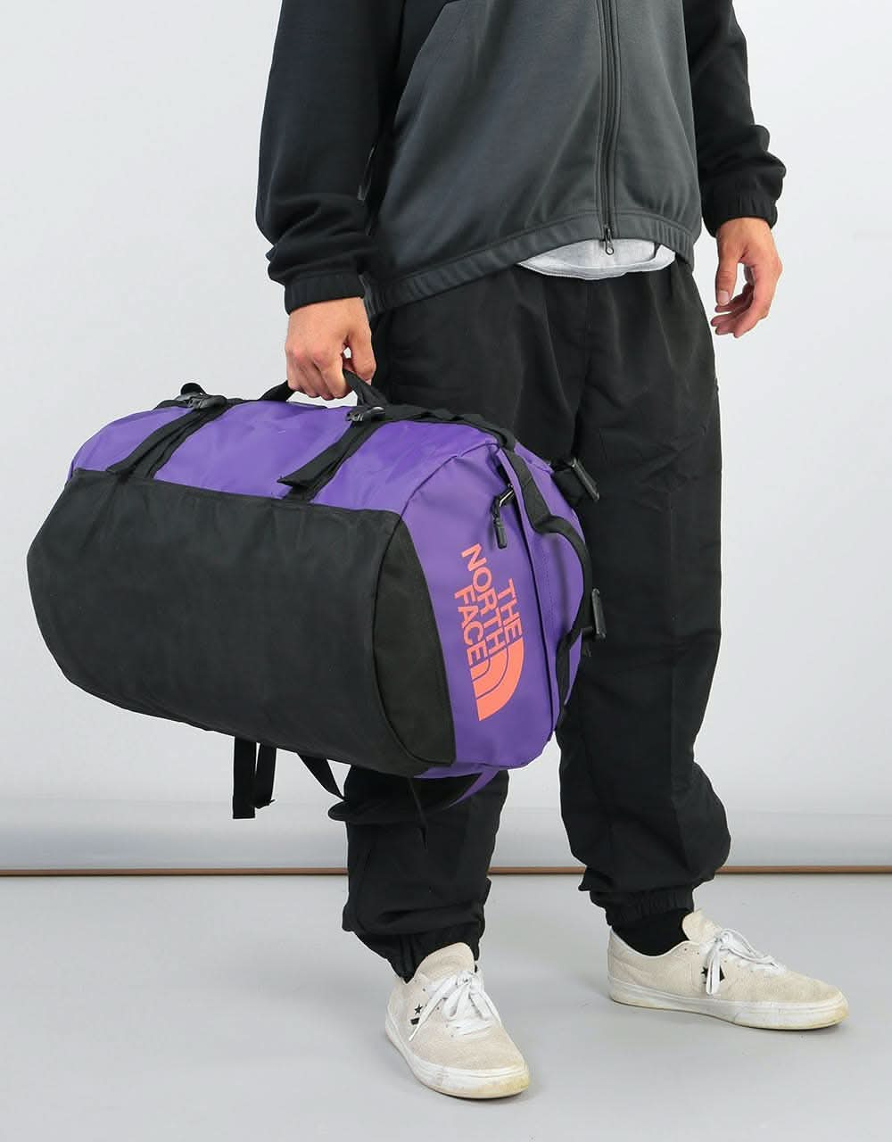 The North Face Base Camp Small Duffel Bag - Hero Purple/TNF Black