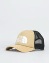 The North Face Logo Trucker Cap - Twill Beige/TNF White