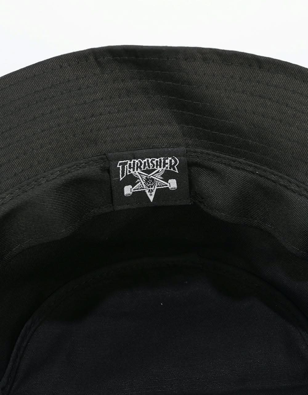 Thrasher Godzilla Bucket Hat - Black