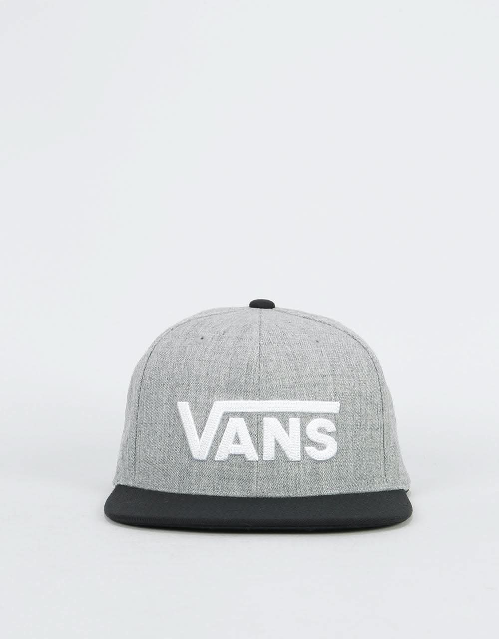 Vans Drop V II Snapback Cap - Heather Grey/Black