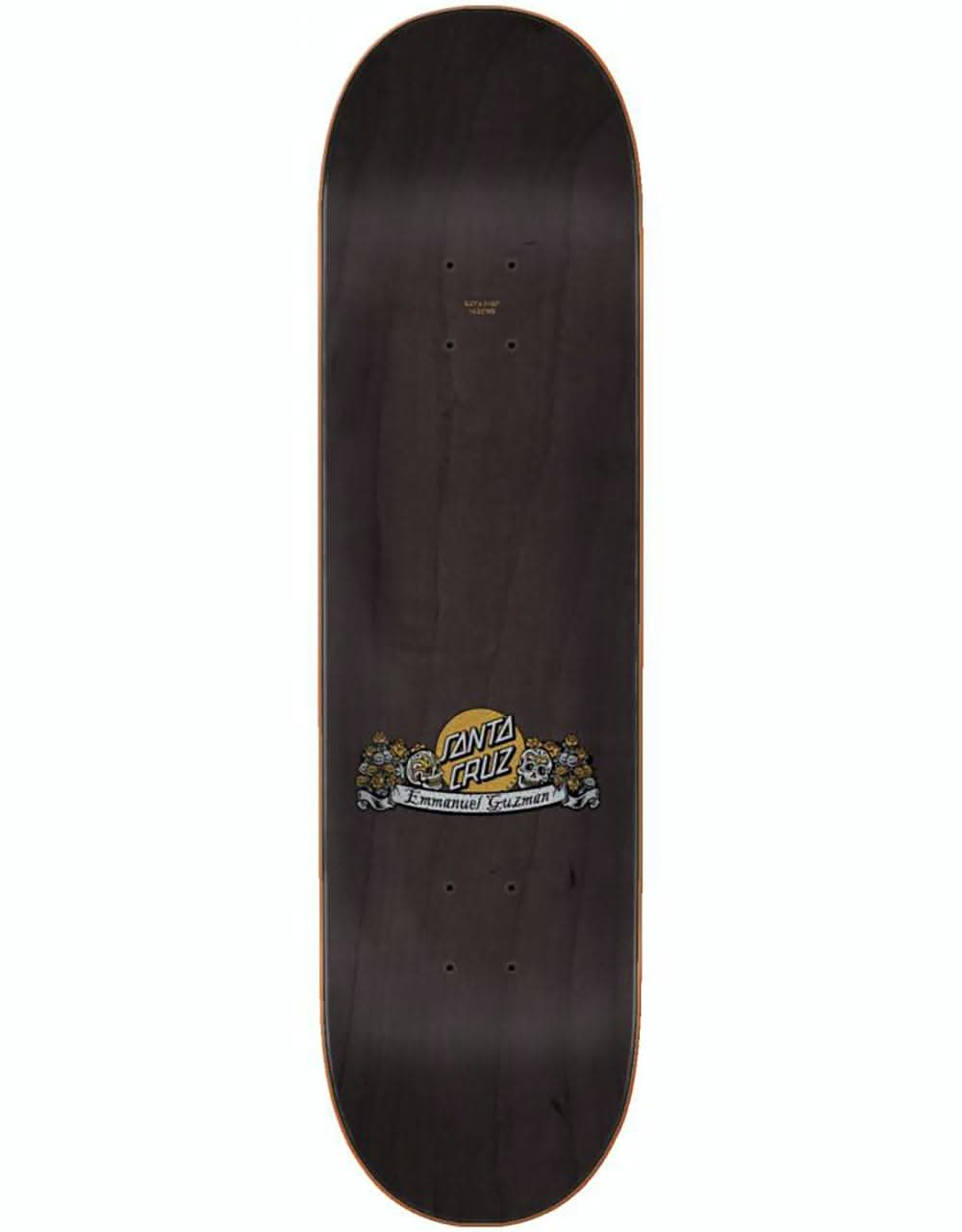 Santa Cruz Guzman Dining with the Dead Skateboard Deck - 8.27"