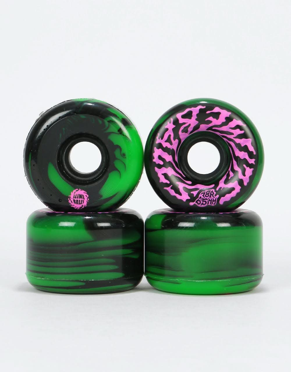 Santa Cruz Slime Balls Swirly 78a Skateboard Wheel - 65mm