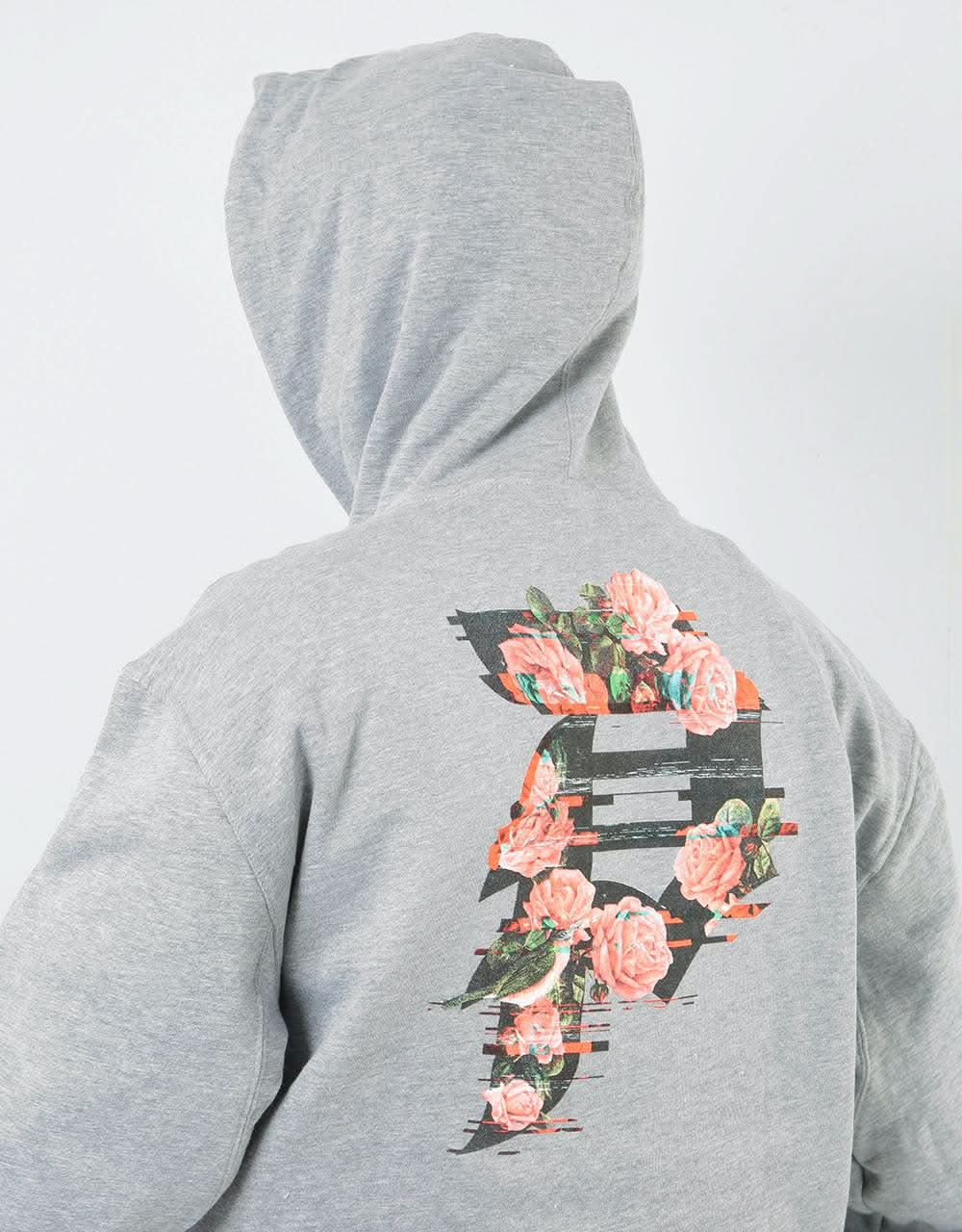 Primitive Dirty P Glitch Pullover Hoodie - Athletic Heather