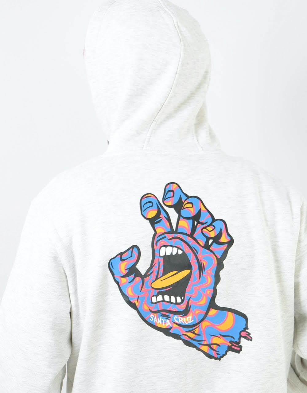 Santa Cruz Kaleido Hand Pullover Hoodie - Athletic Heather