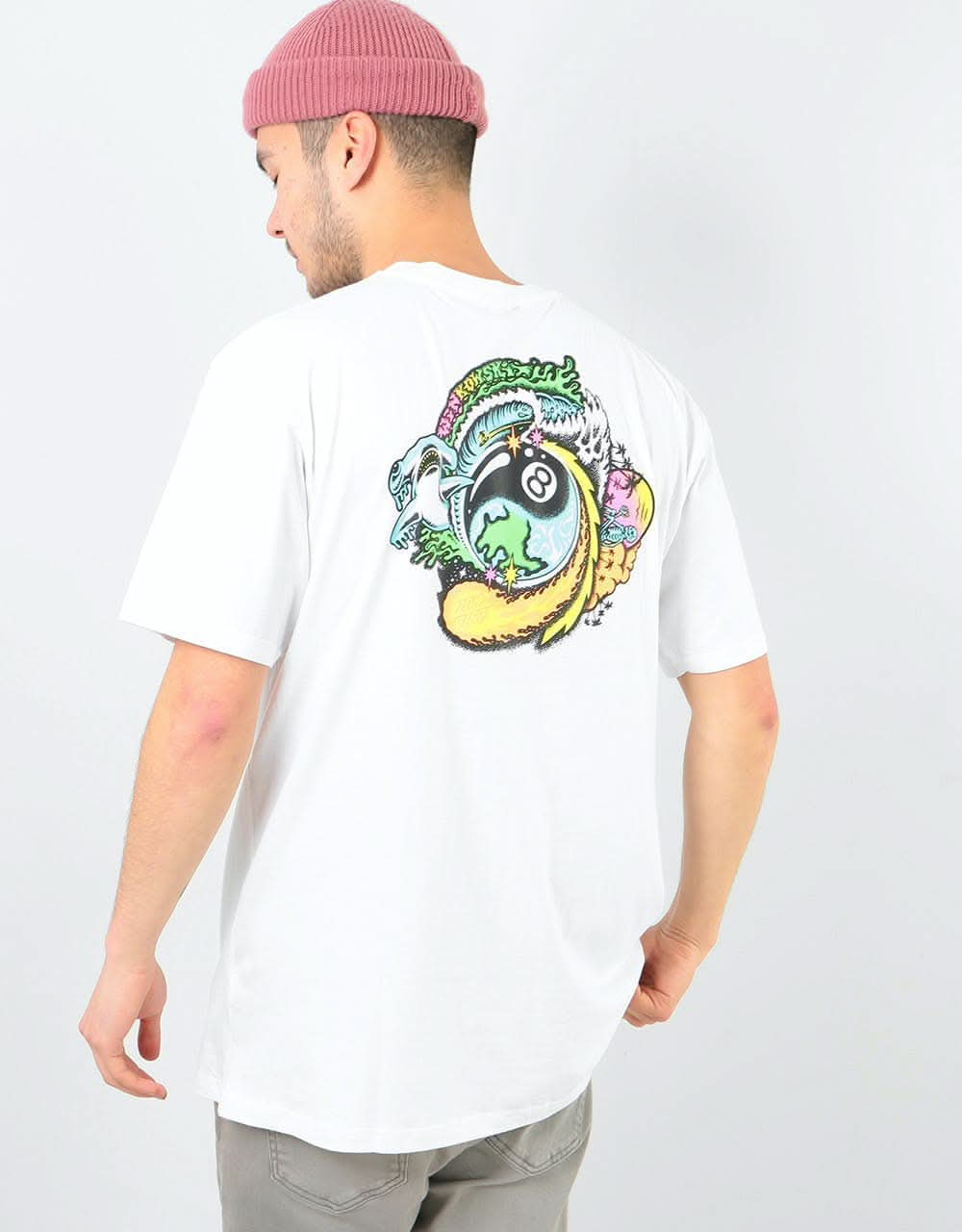 Santa Cruz Dope Planet T-Shirt - White