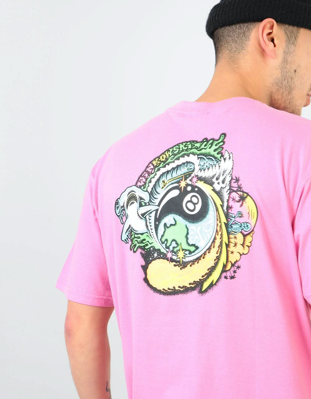 Santa Cruz Dope Planet T-Shirt - Orchid Pink