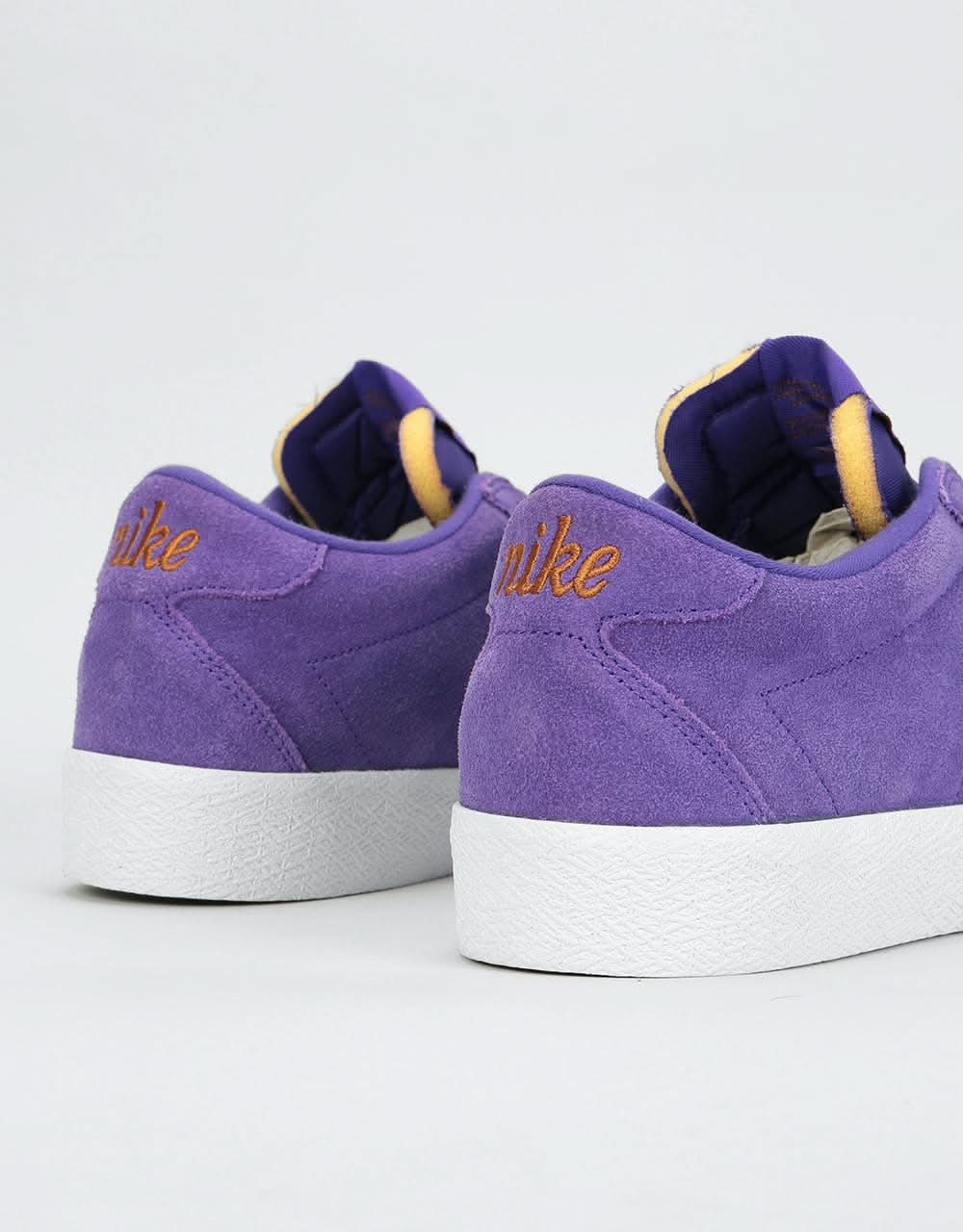 Nike SB Zoom Bruin Skate Shoes - Court Purple/Lt British Tan