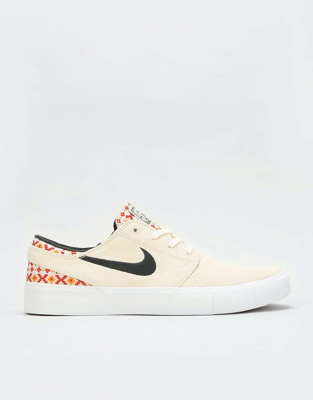 Nike SB Zoom Janoski RM Premium Skate Shoes - Pale Ivory/Black-Red