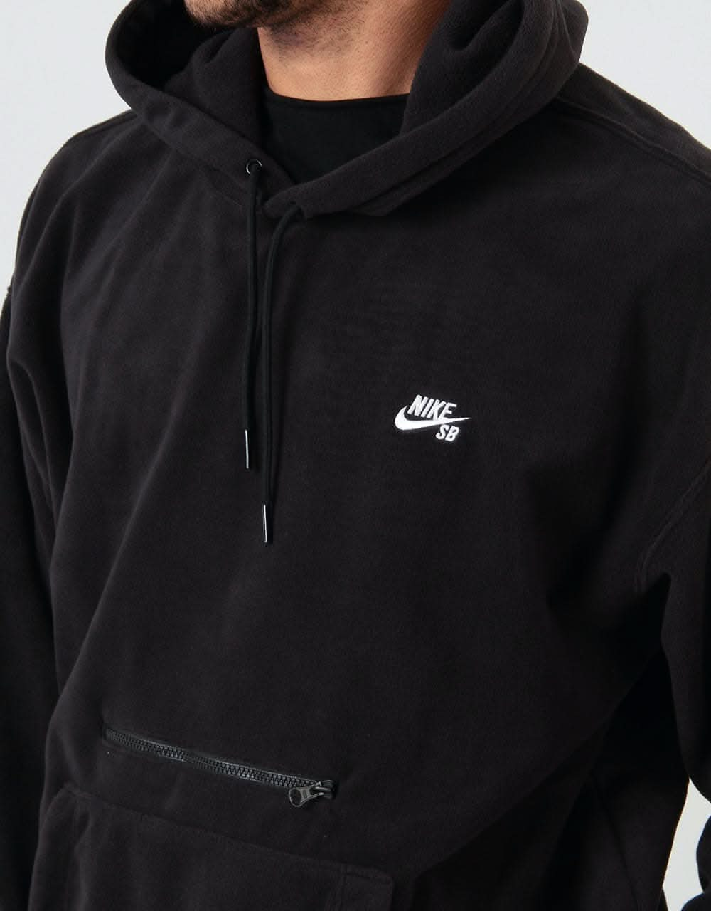 Nike SB Novelty Fleece Pullover Hoodie - Black/White