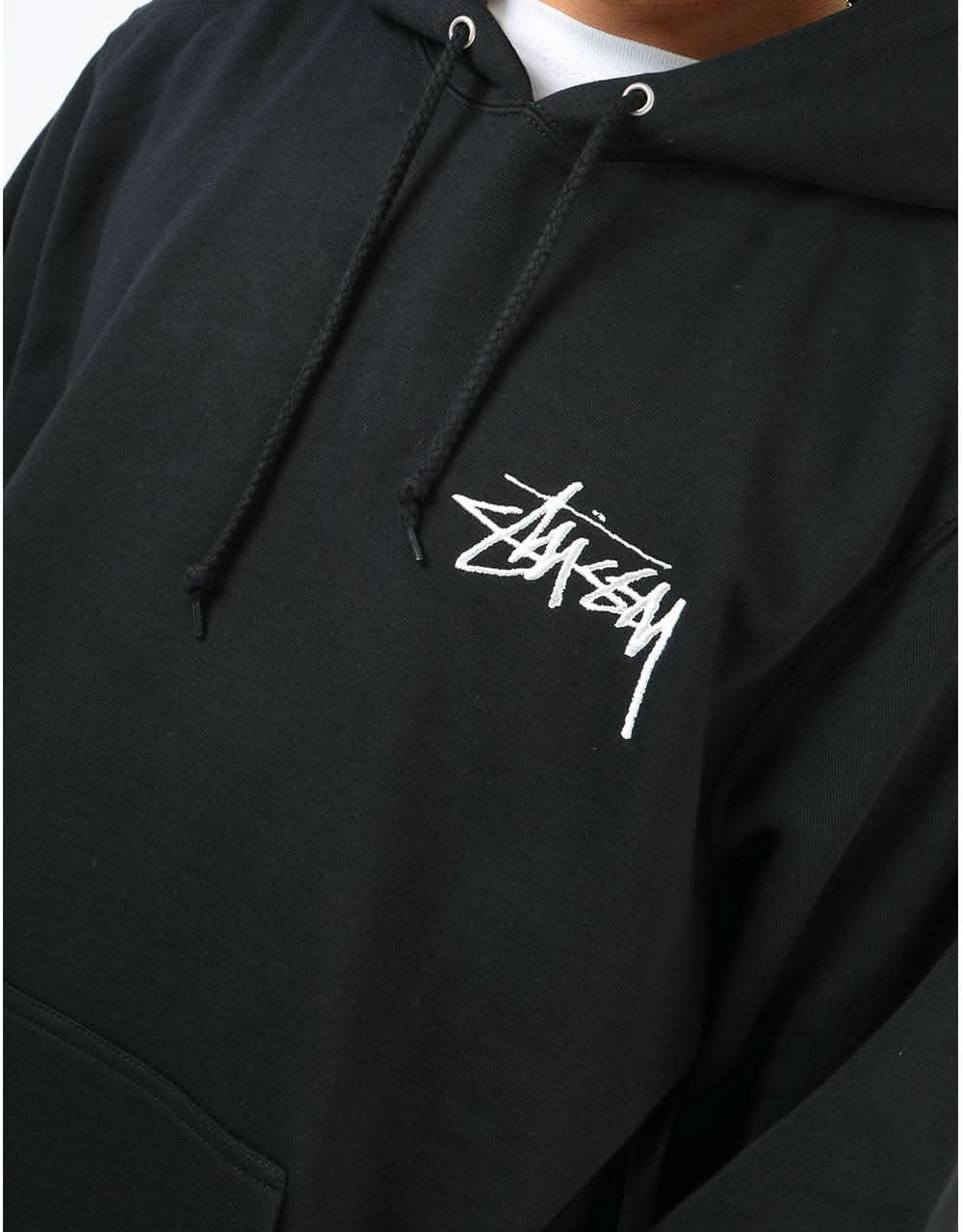 Stüssy Stussy Applique Pullover Hoodie - Black