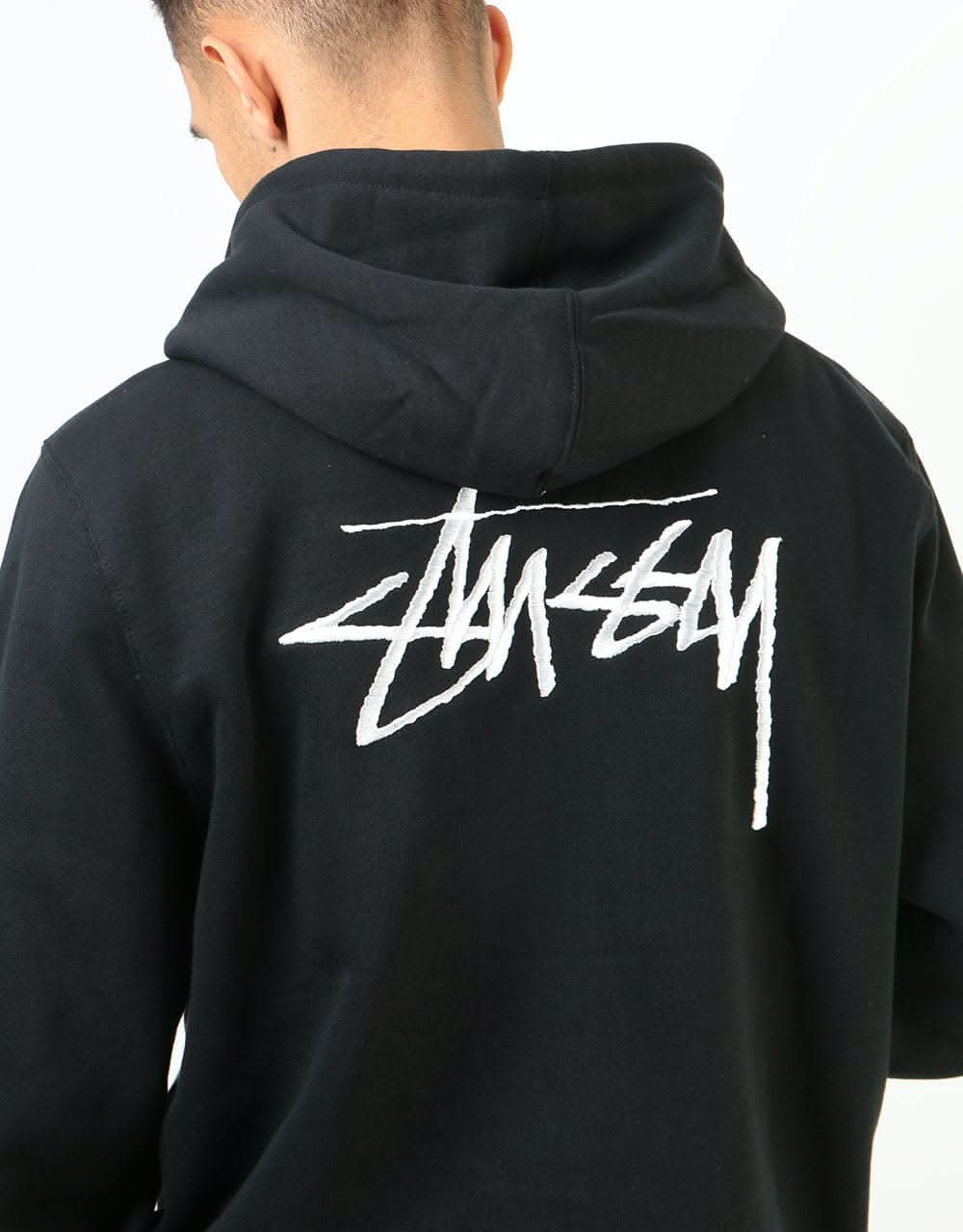 Stüssy Stussy Applique Pullover Hoodie - Black