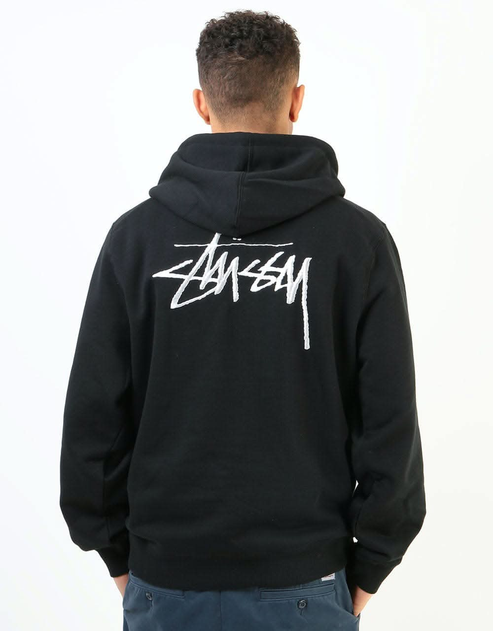 Stüssy Stussy Applique Pullover Hoodie - Black