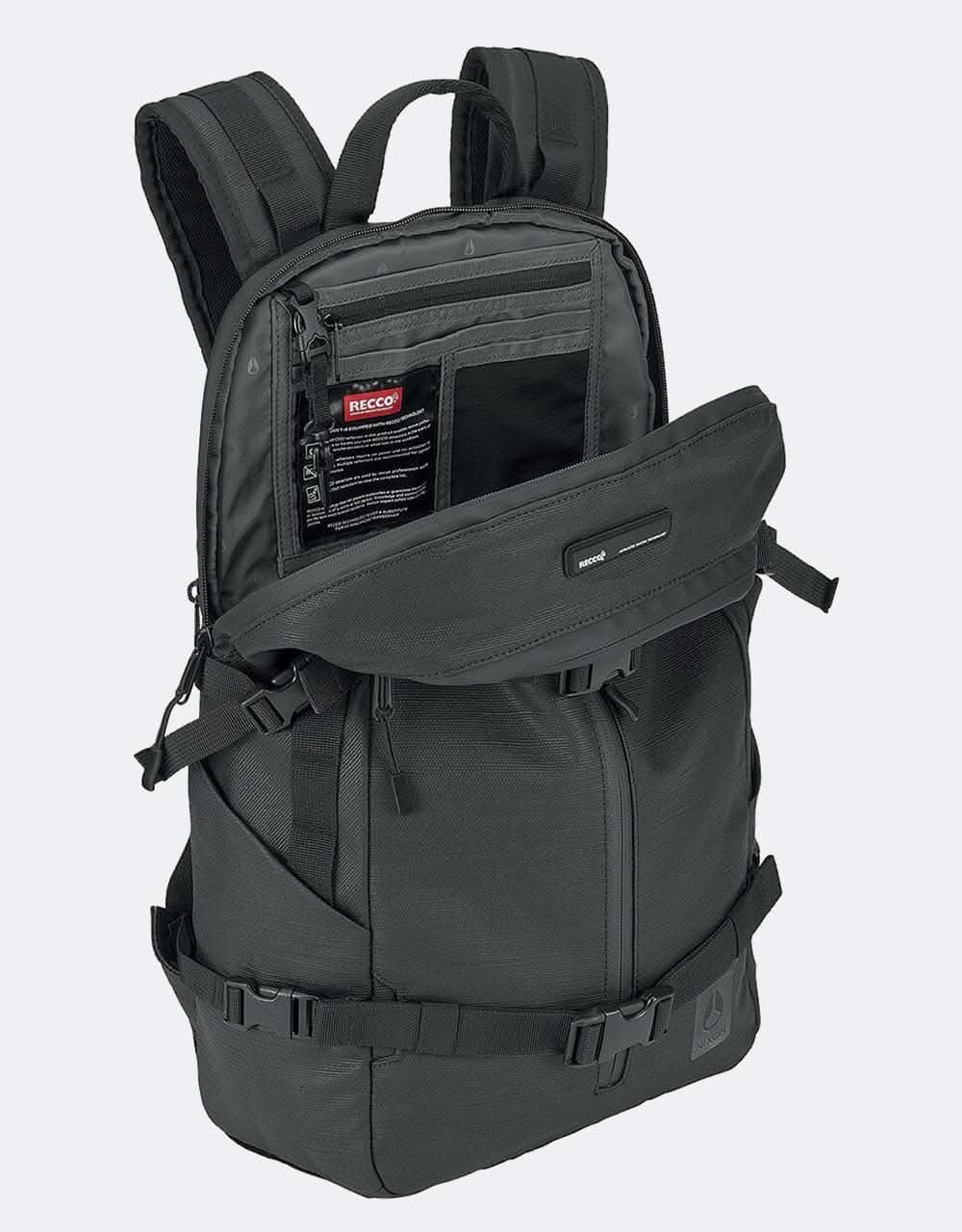 Nixon Summit Recco Backpack - Black/Recco