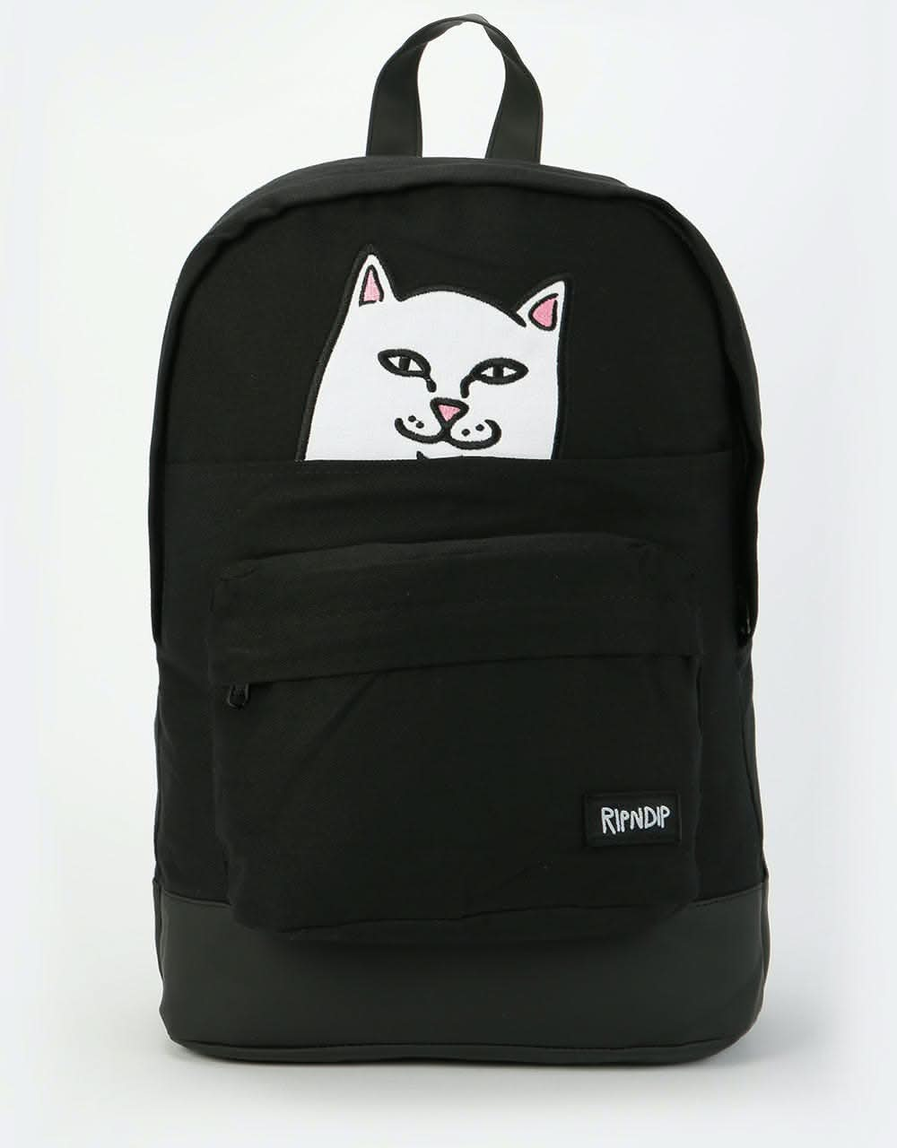 RIPNDIP Lord Nermal Corduroy Backpack - Black