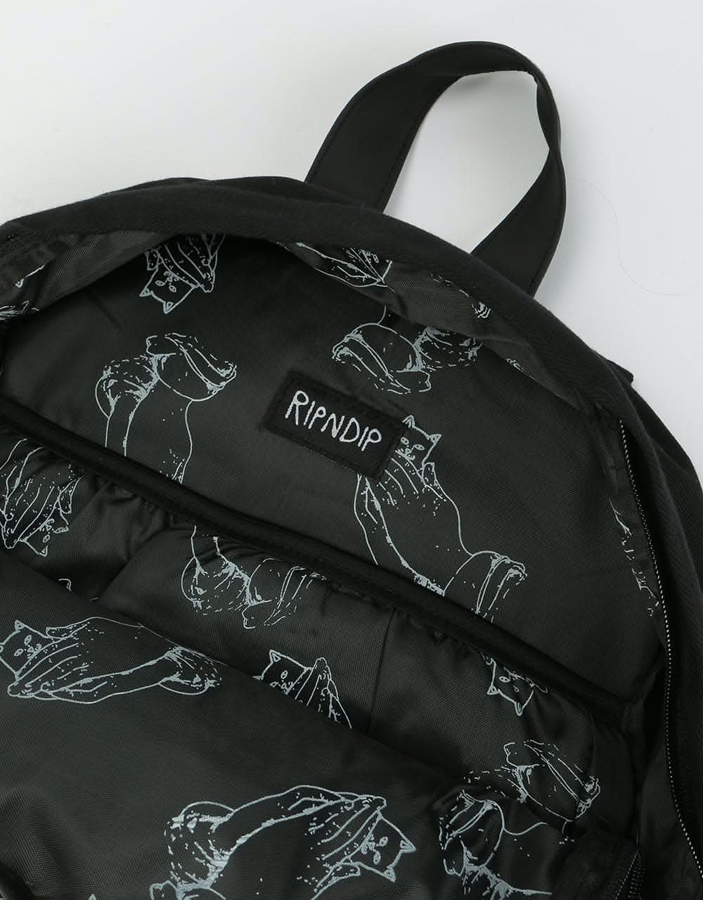 RIPNDIP Lord Nermal Corduroy Backpack - Black