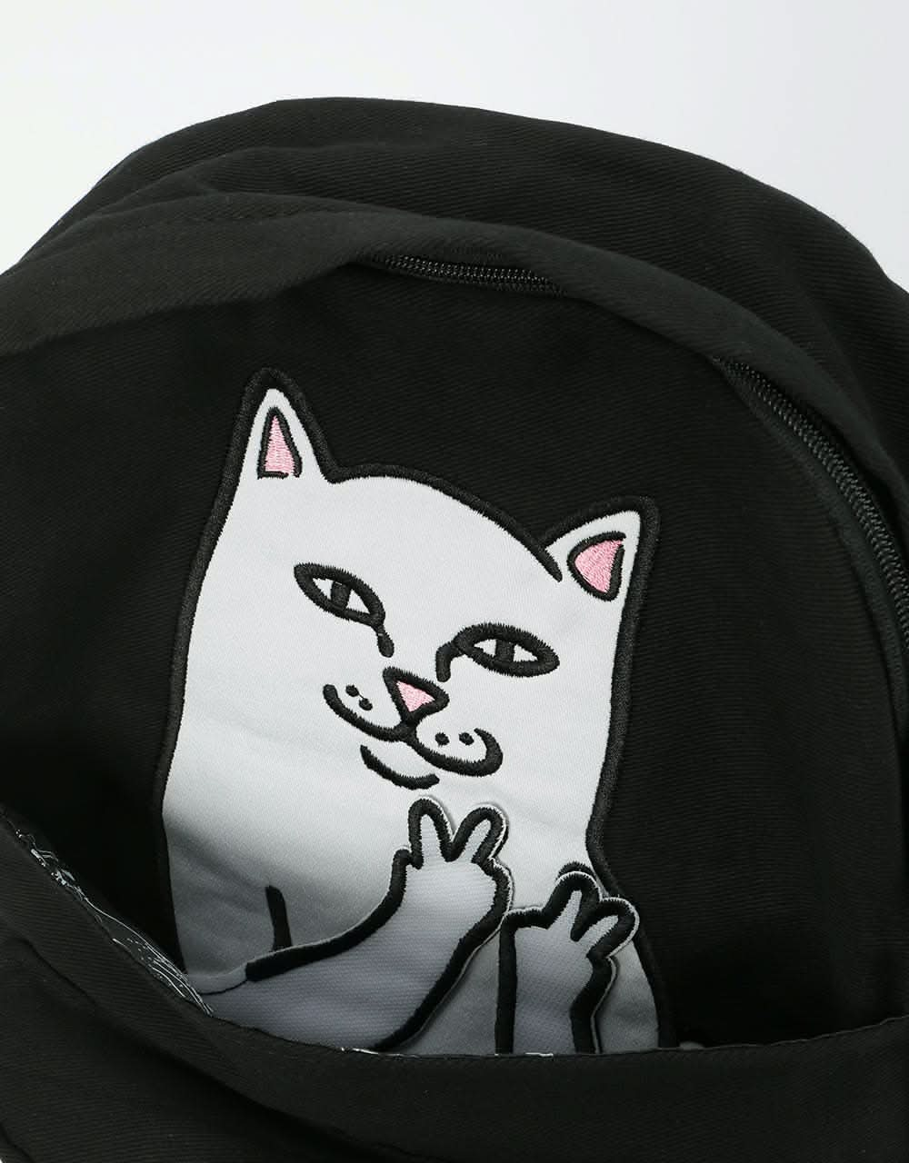 RIPNDIP Lord Nermal Corduroy Backpack - Black