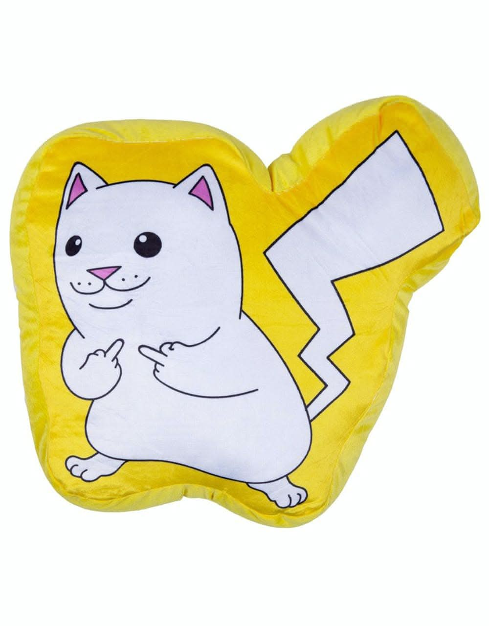 RIPNDIP Catch Em All Throw Pillow - Yellow