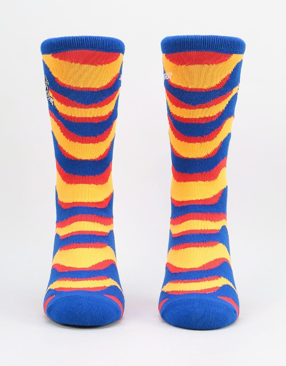 Santa Cruz Kaleido Hand Socks - Orange/Blue