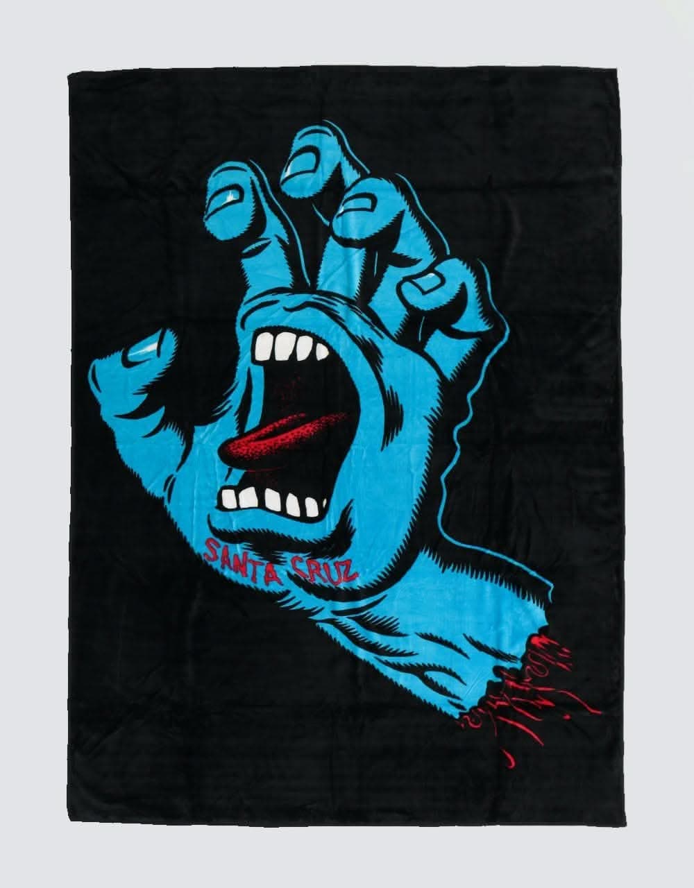 Santa Cruz Screaming Hand Blanket - Black