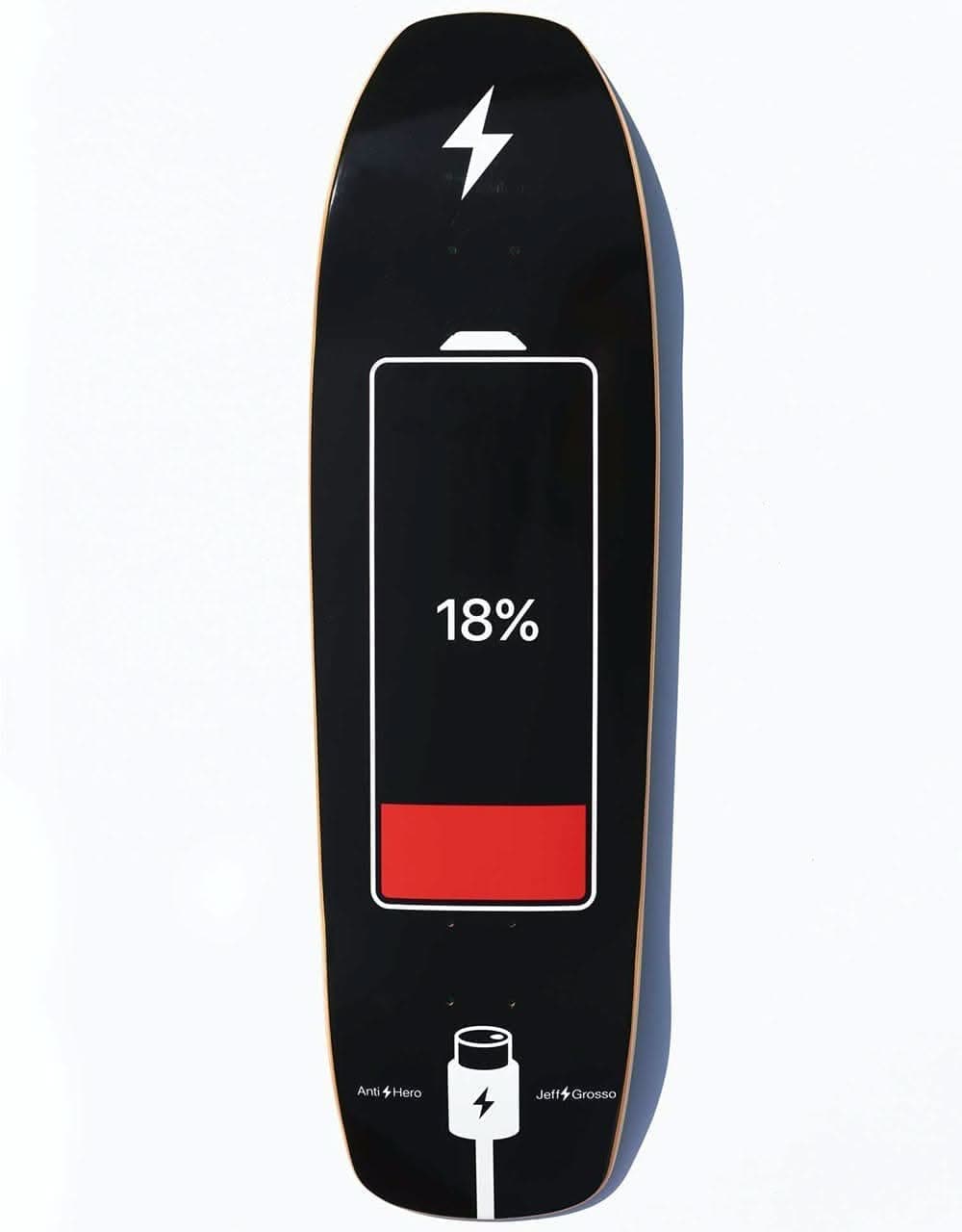 Anti Hero Grosso Batterylife Skateboard Deck - 9.25"