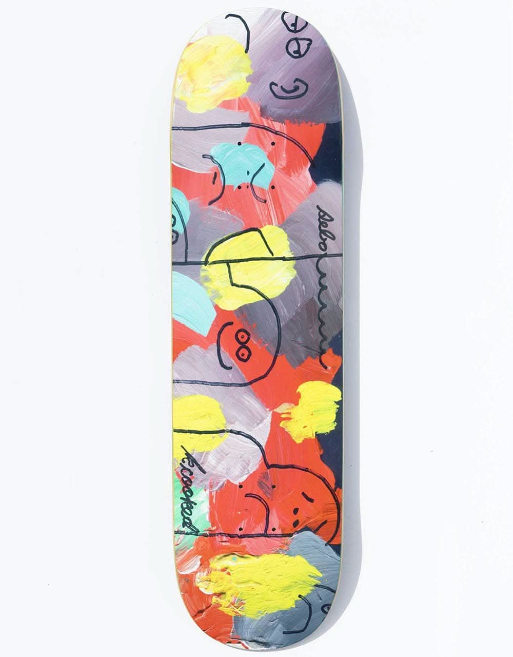 Krooked Sebo Posse Skateboard Deck - 8.38"