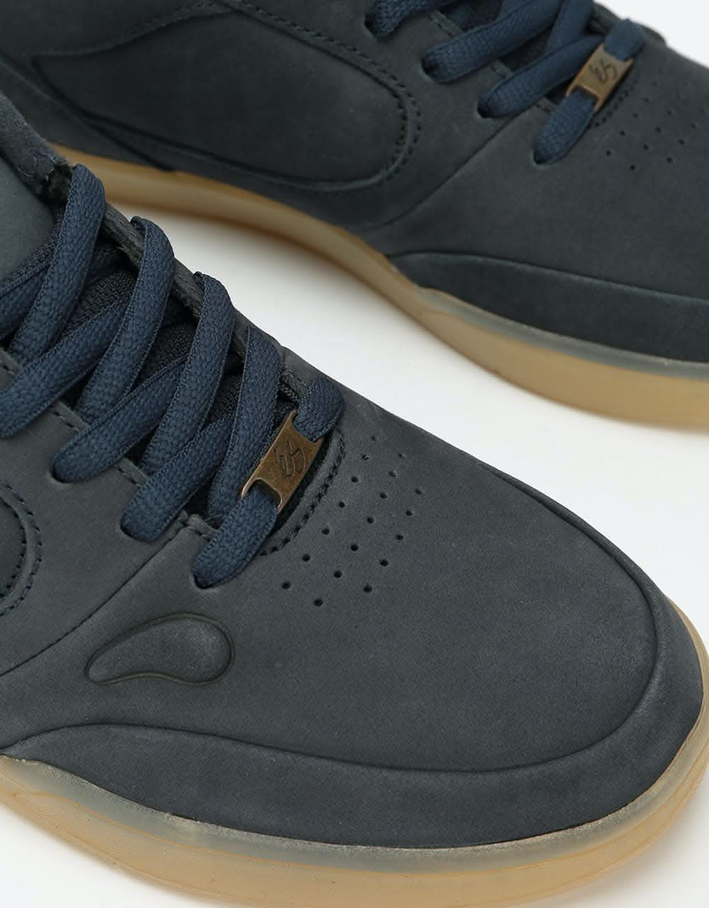 Emerica Wino Standard Skate Shoes - Navy/Gum/Gold