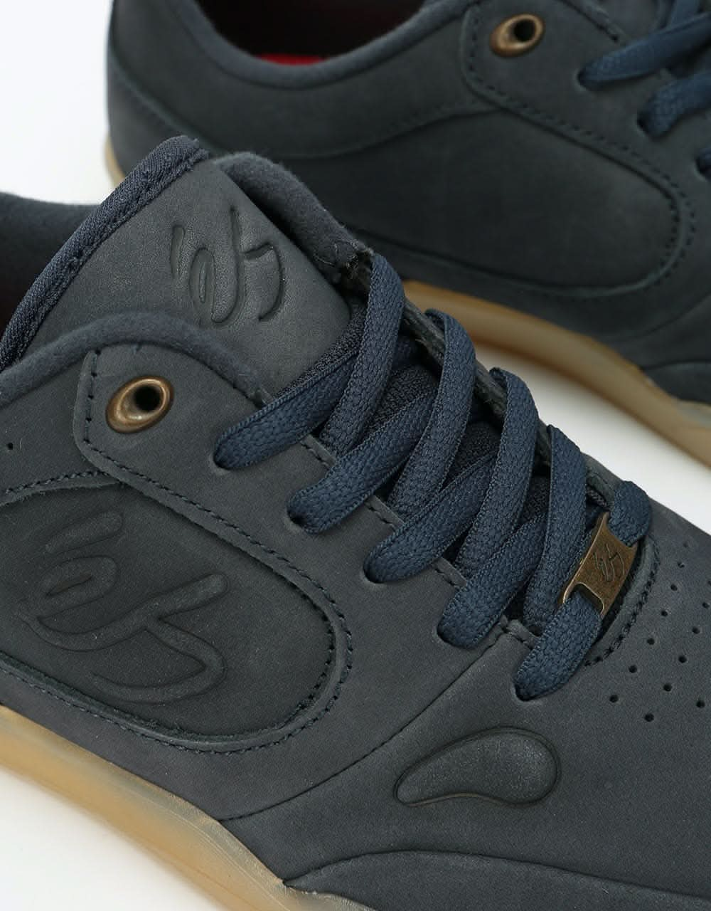 Emerica Wino Standard Skate Shoes - Navy/Gum/Gold