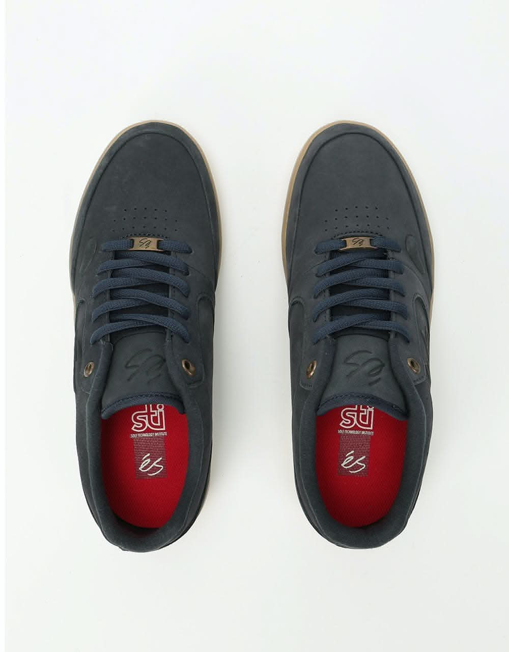 Emerica Wino Standard Skate Shoes - Navy/Gum/Gold