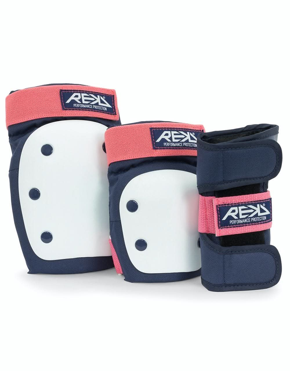 REKD Heavy Duty Triple Pad Set  - Blue/Pink