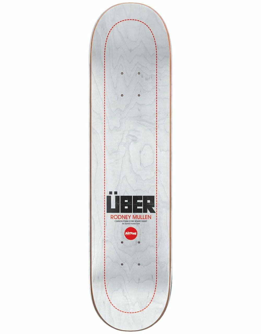 Almost Mullen Über Supreme Skateboard Deck - 8"