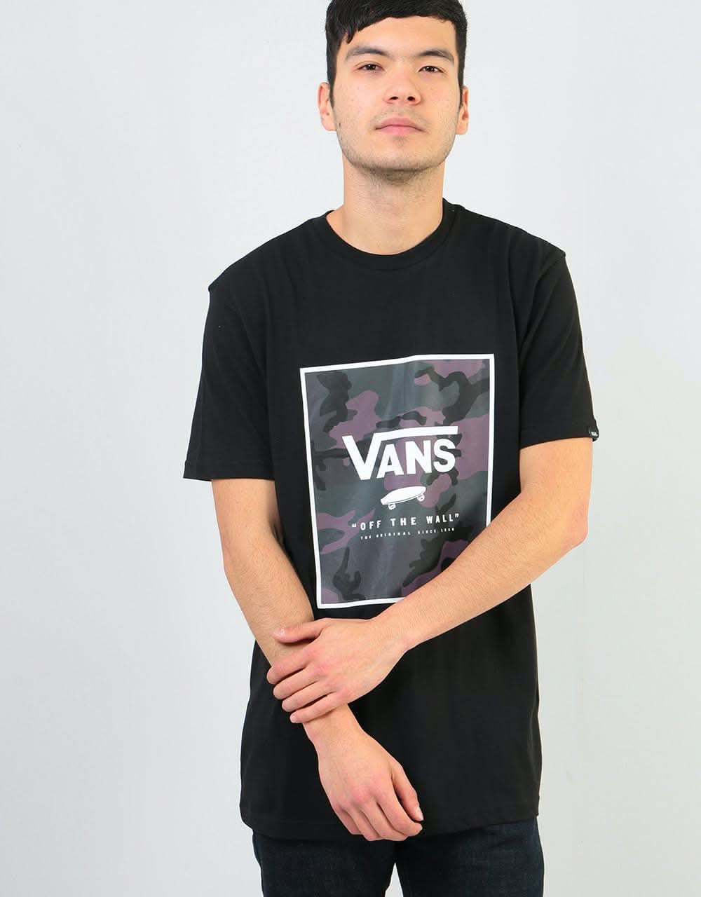 Vans Print Box T-Shirt - Black/Oversized Camo