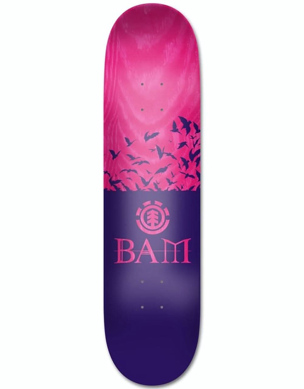 Element Bam Heartagram Bats Skateboard Deck - 8.25"