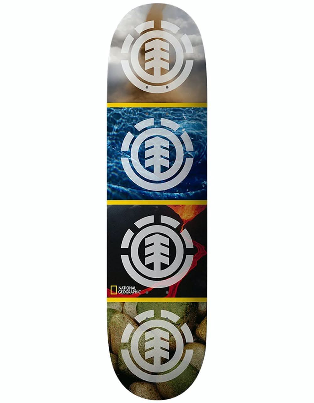 Element x National Geographic Quadrant Skateboard Deck - 8"