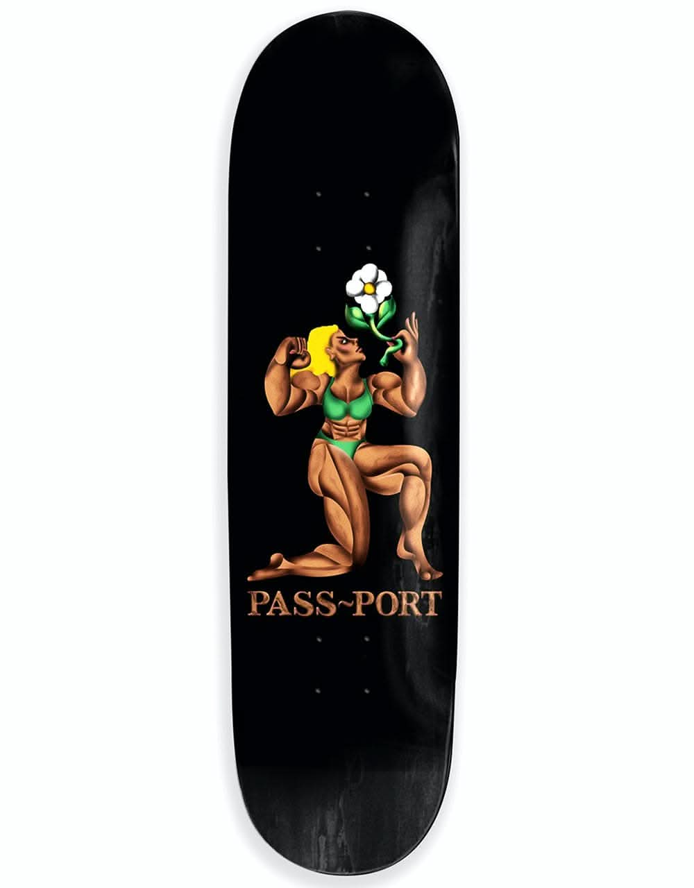 Pass Port Flower Skateboard Deck - 8.125"