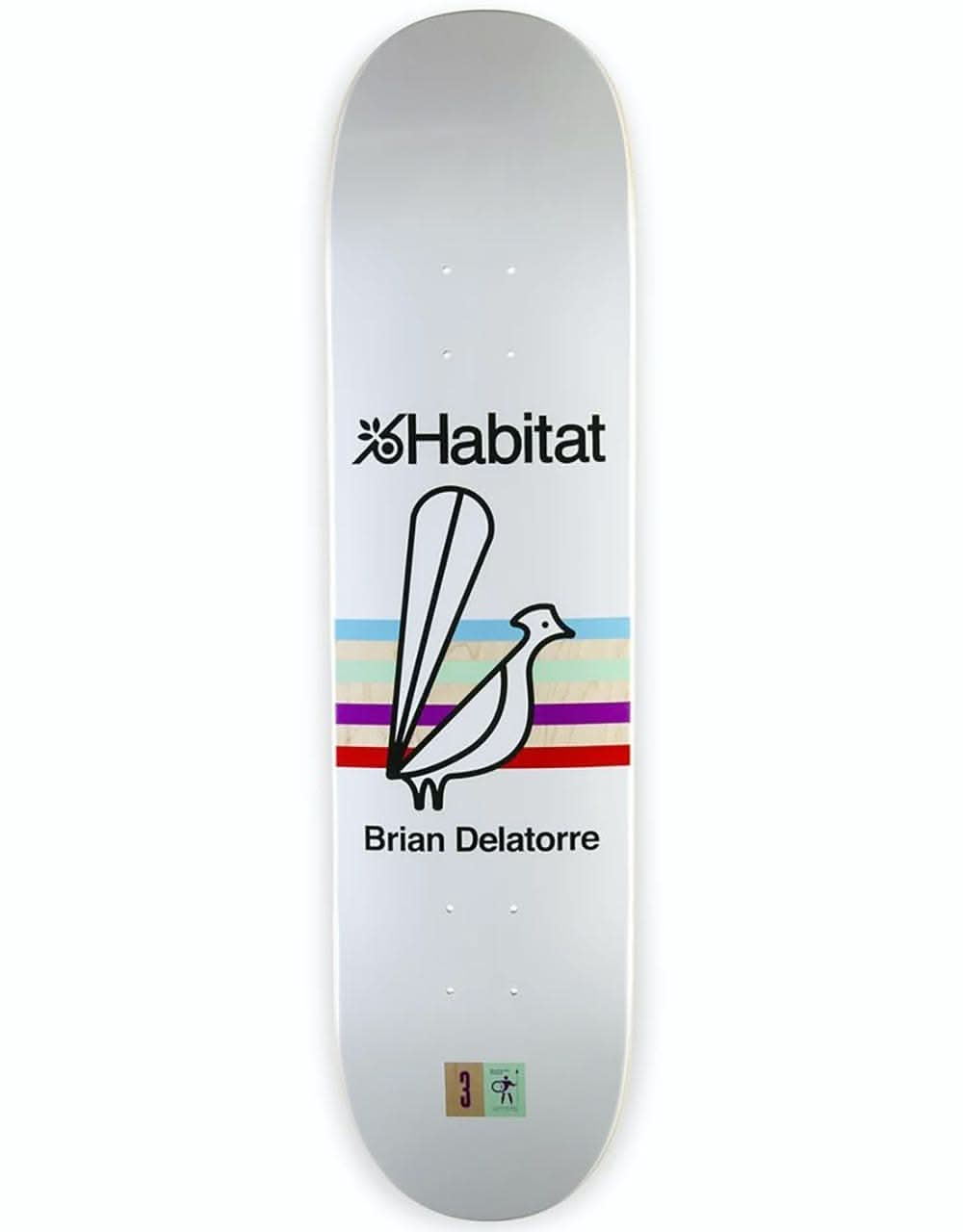 Habitat Delatorre Quartus Series Skateboard Deck - 7.875"