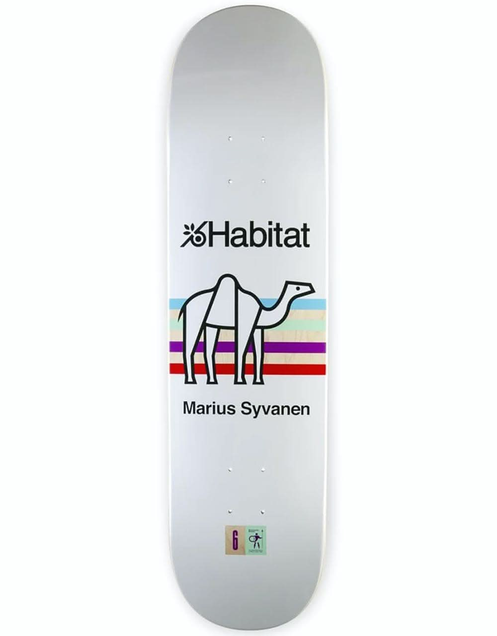 Habitat Marius Quartus Series Skateboard Deck - 8"